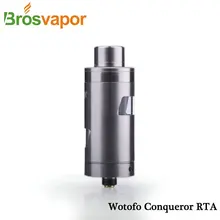 New Arrival Original Wotofo Conqueror RTA Electronic cigarette Atomizer 4 0ML tank top fill adjustable air