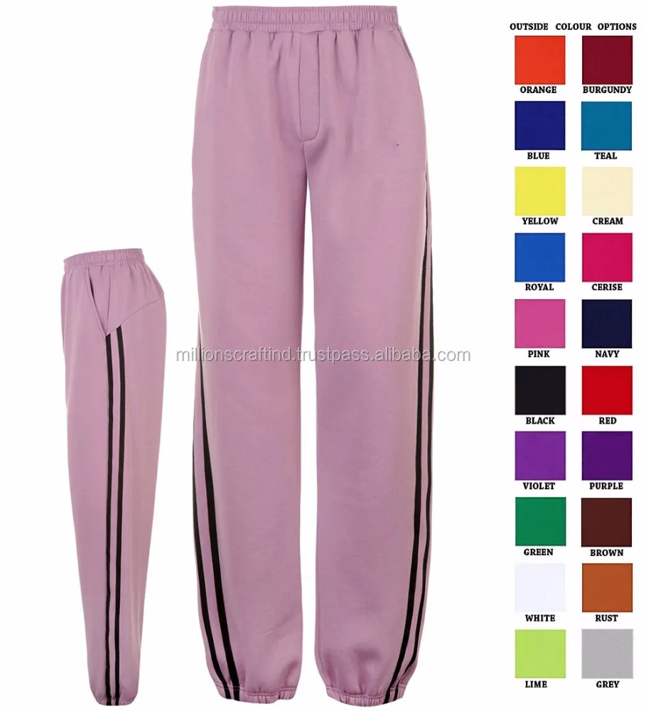 pink colored sweatpants