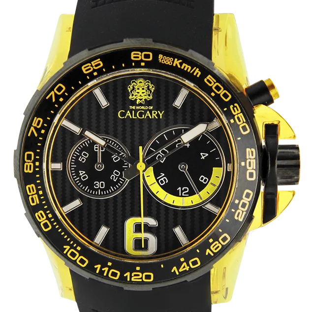 Calgary Relojes Oakland Velocidad Hudson Colección Amarillo Calgary Relojes Oakland Velocidad Hudson Colección Amarillo