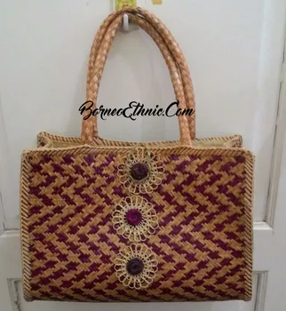 Indonesian Handbags Made From Purun Grass Lepironia Articulata Bali Handmade Bag Bags Leather Product On Alibaba