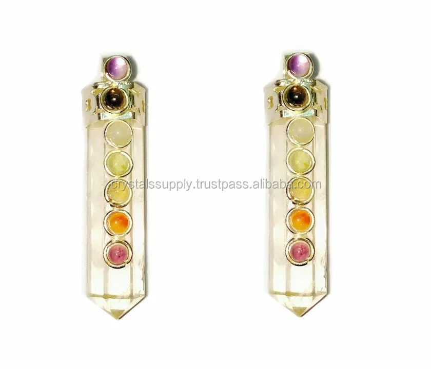 Chakra Spiral Crystal Healing Wands Wholesale Crystal Healing Stick Massage Wand From Online