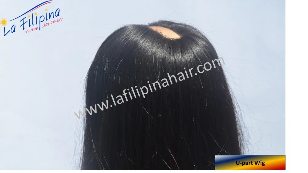 New New Natural Filipino Human Hair U Part Wigs From Philippine
