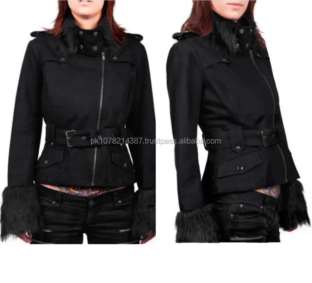 2015 Gothique Manteau Fourrure Protecteur Steampunk Lacuna 2015 Gothique Manteau Fourrure Protecteur Steampunk Lacuna