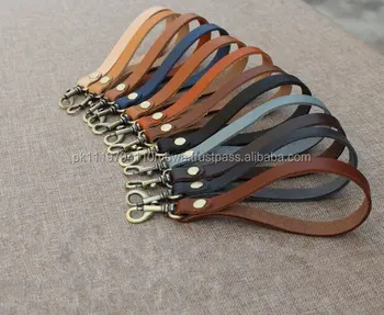 leather wrist strap for purse