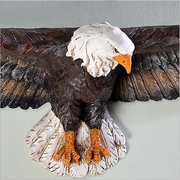 Kreatif 3d Dinding Dekor Dinding Mounted Antique Burung Eagle