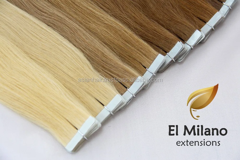Best 100 Natural Virgin Human Hair Tape In Extensions From El Milano Grow Tent Buy Hair