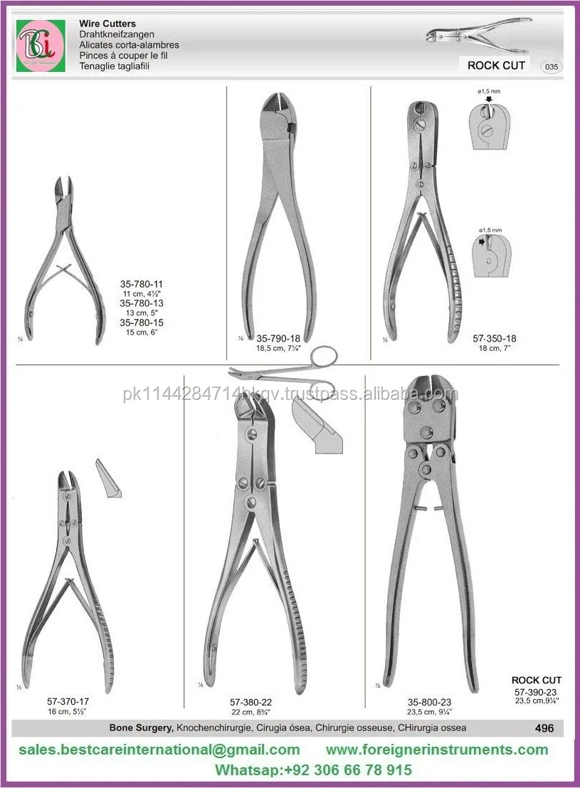 Surgical Wire Cutters Orthopedic Tools Buy Bone Cutters Wire Cutters