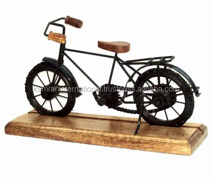 Miniature Bicycle With Wooden Stand,Table Display Decorations,Miniature