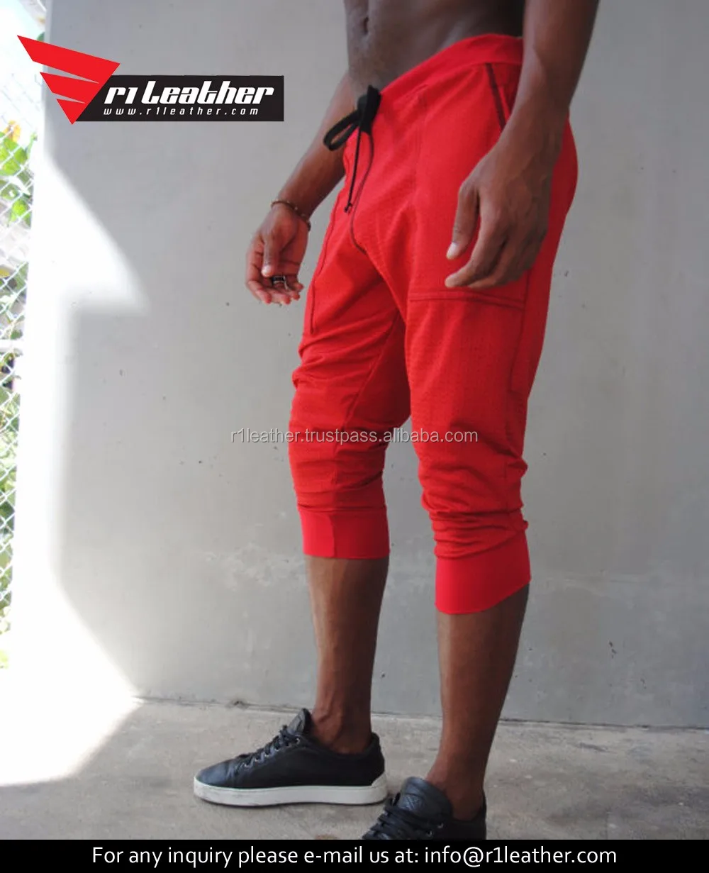 Wholesale Plain Blank Cotton Fleece Gym Running Shorts For Men