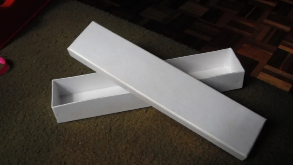 Custom Made Recycled Kraft Paper Scroll Boxes For Scroll Invites,Scroll