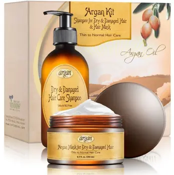 Deep Conditioner Moroccan Argan Shampoo Kit Thin Fine To Normal