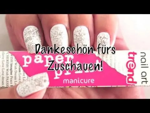 Nail Polish Care Manicure Supplies Pedicure Essence Nail Art Paper Print Manicure 01