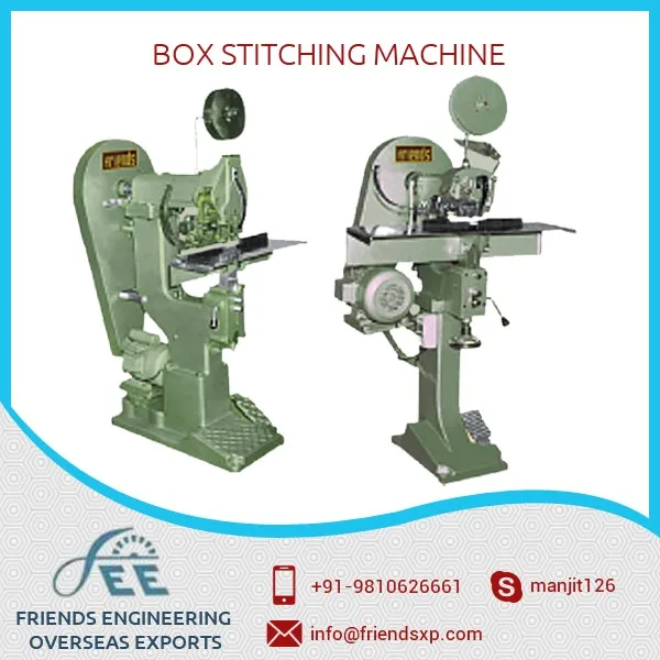 Corrugated Box Stitching Machine Used For Last And Final Operation In