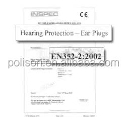 EP5 Ear Plugs Certifications
