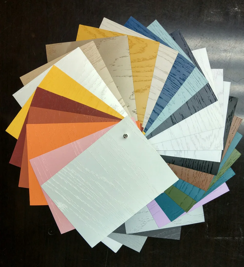 Pvc Membrane Foil Classic Wood Grain Decorative Pvc Furniture Film