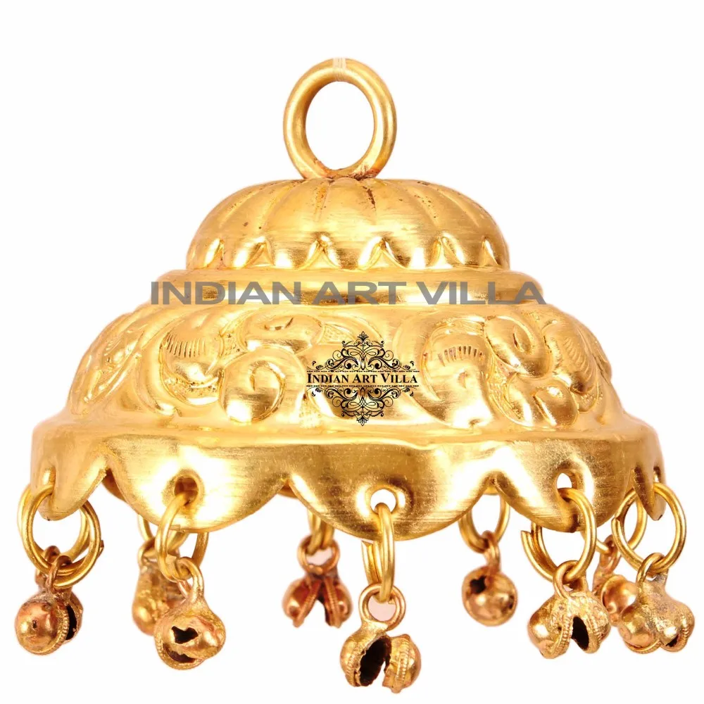 Indianartvilla Brass Designer God Umbrella Spiritual Idol Religious