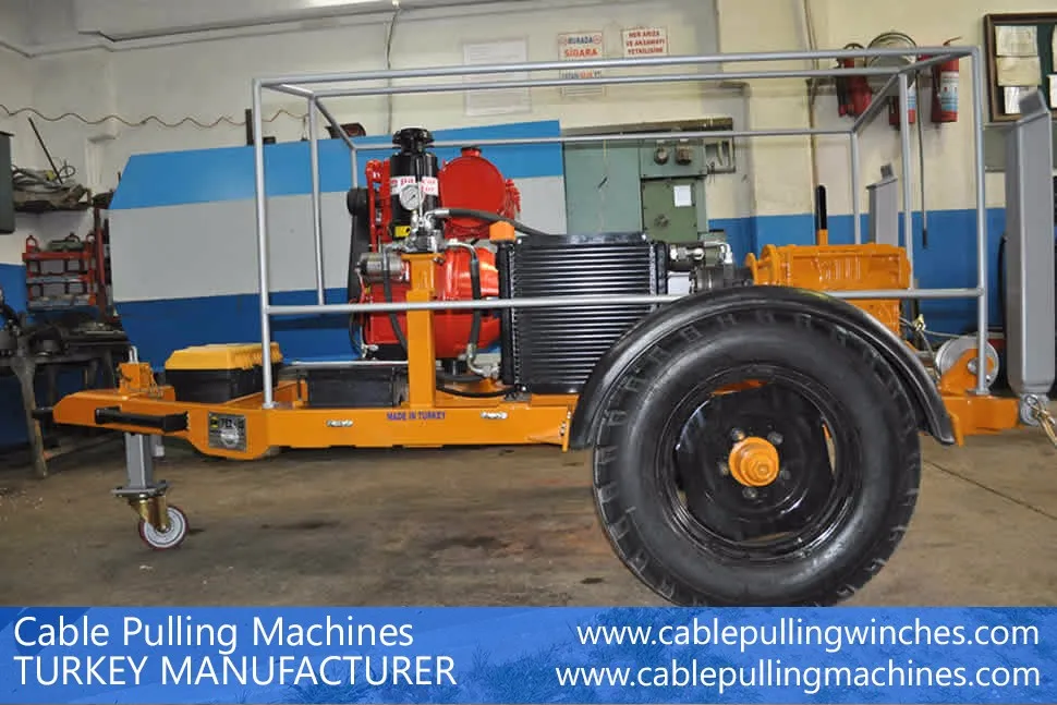 Cable Drum Trailer For Transportation