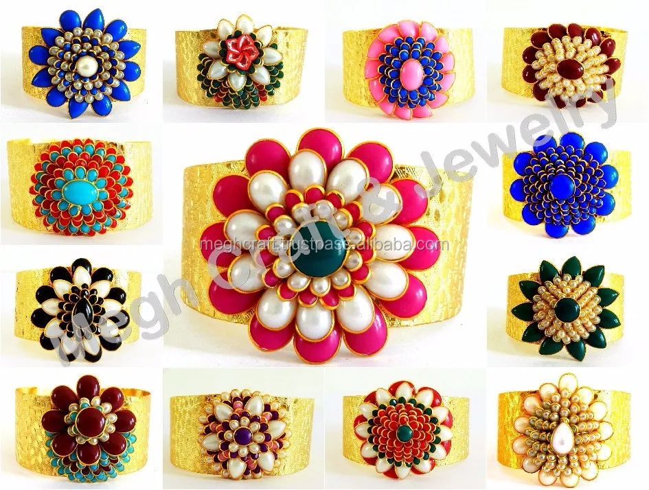 Indian Tanjore Pendant Set Indian Handmade Painted Tanjore Jewellery