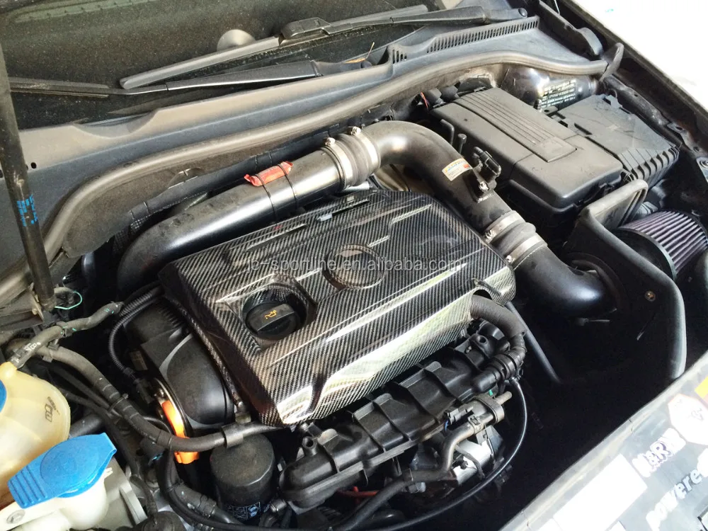 Carbon Fiber Replacement Engine Valve Cover For Vw Golf Vi Mk6 Gti