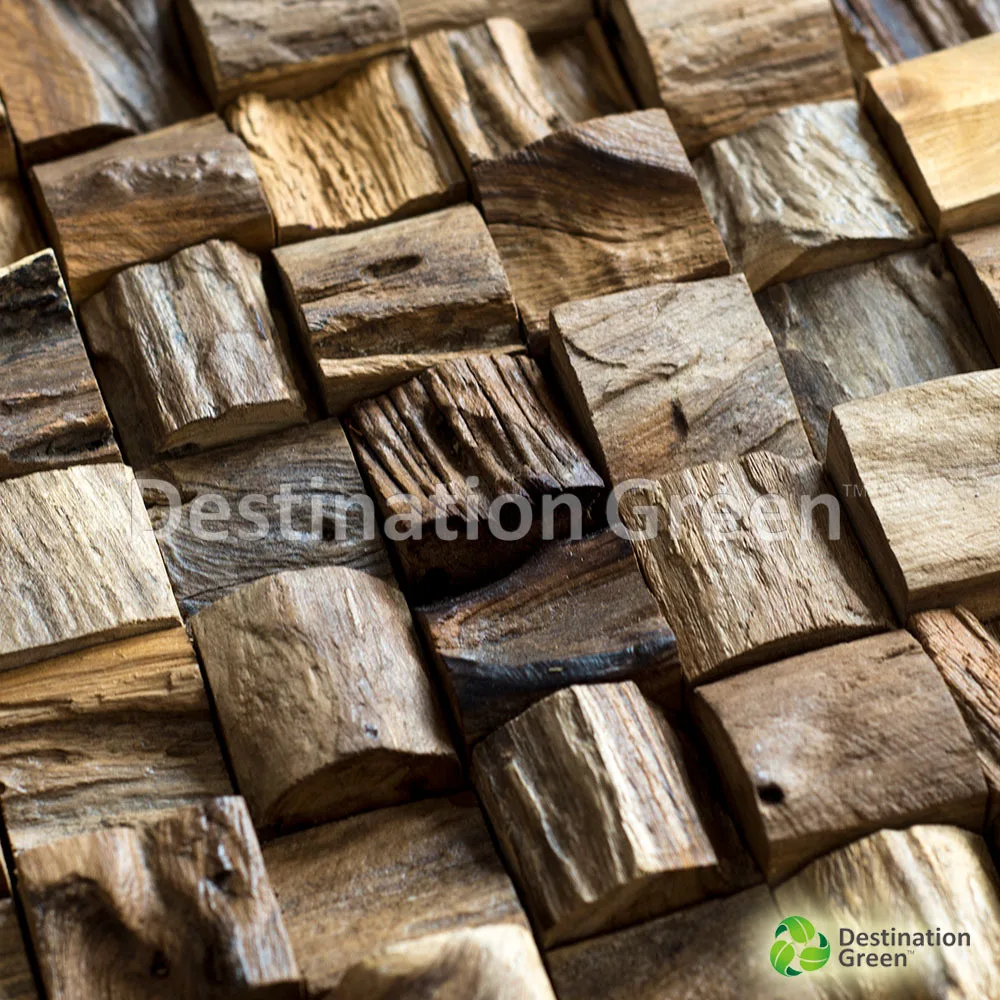 3d teakroot würfel aus holz wandverkleidung andere bretten produkt ...