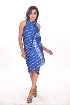 sarong wrap dress