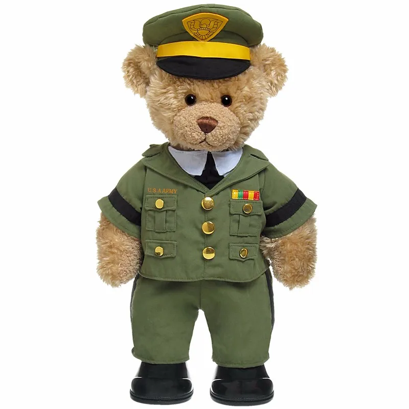 personalized army teddy bear