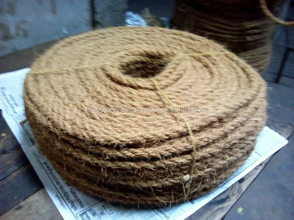Curled Coir Rope Exporter In India Buy 2 Strand Coir Rope,25mm Coir