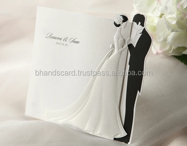 [original Bhands Card] Bride And Groom Wedding Invitation Card Bh2069 ...