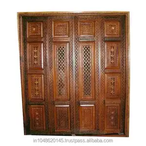 Teak Wood Pooja Room Door