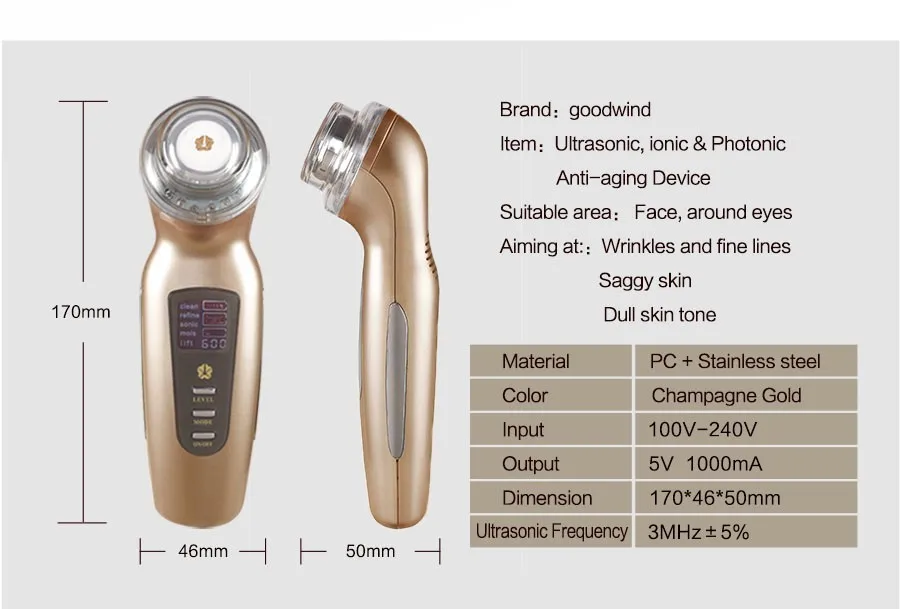 Goodwind Cm2a Medical Aesthetic Galvanic Machine Beauty Equipment