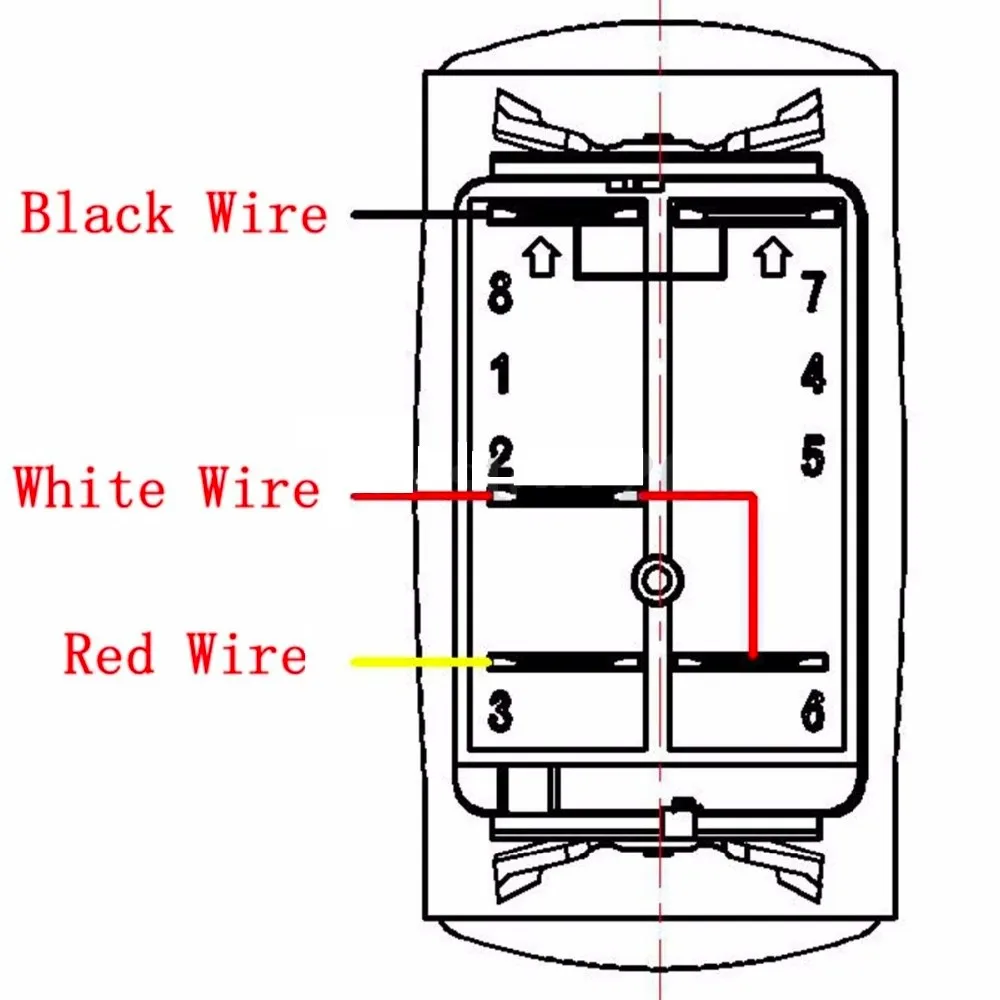 thumbnail image 2 of Stark Blue Laser LED Rocker Switch – 5 Pin Dual Light, 20A 12V ON/OFF – Light Sabers Series 2 of 5