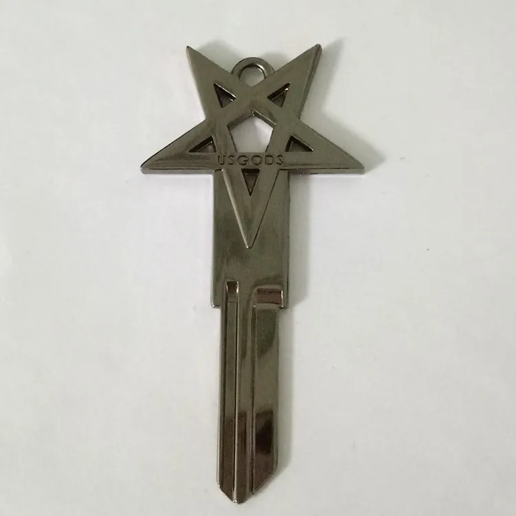 High Quality New Make Your Own Logo Glass Coating Copper Alloy Key