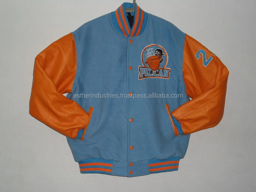 New Varsity Letterman Satin Jacket With Purple Satin/custom Satin