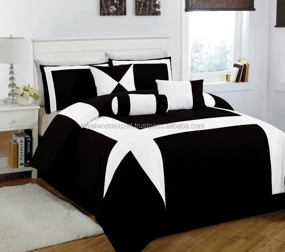 Black And White Bed Sheets Designs Doha