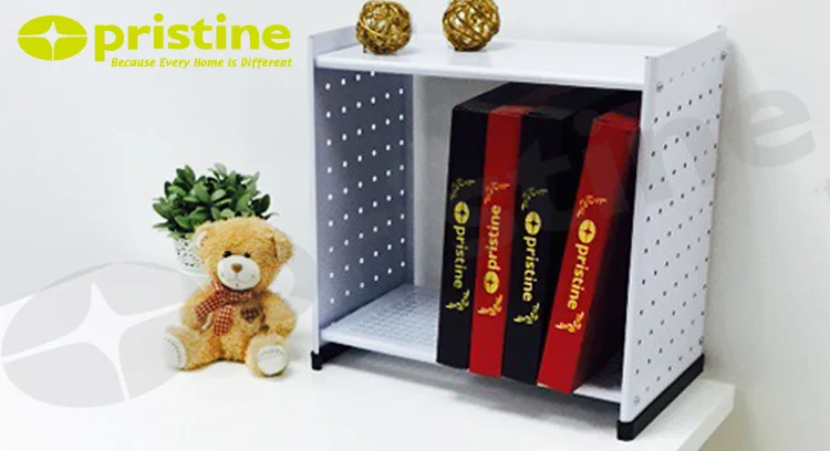 Estante De Metal Blanco Para Libros Y Revistas,Mueble De Almacenamiento
