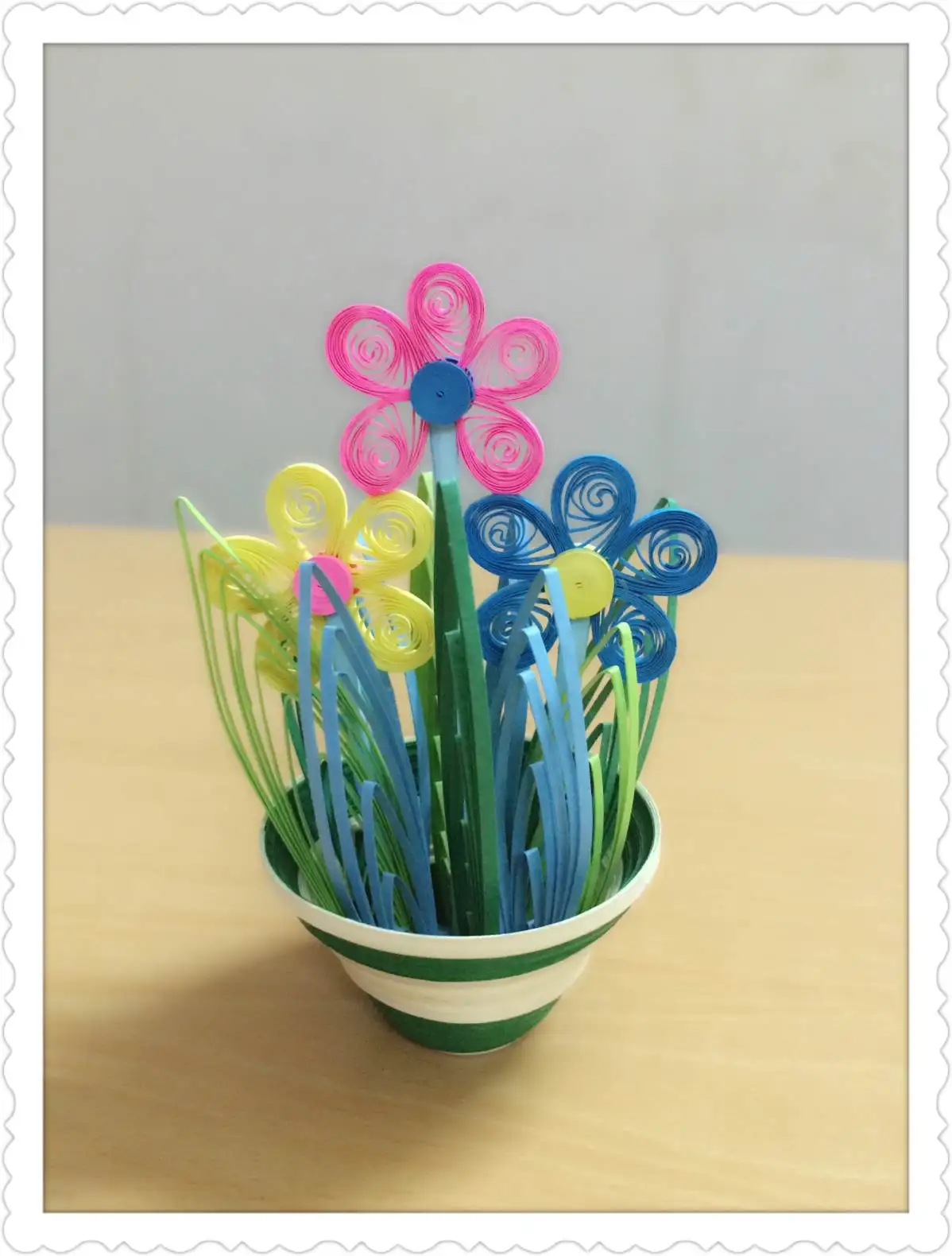 Paper Quilling 3d Flower Vase Hamle Rsd7 Org