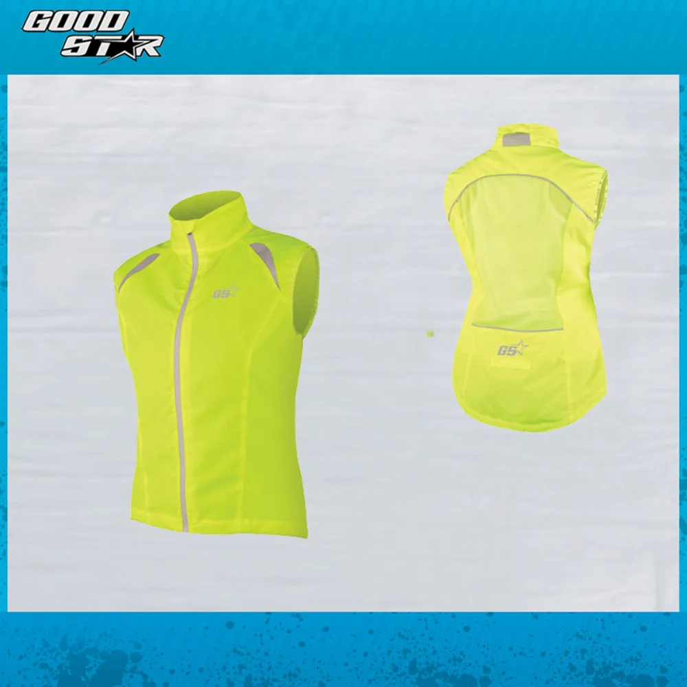 ladies hi vis cycling gilet