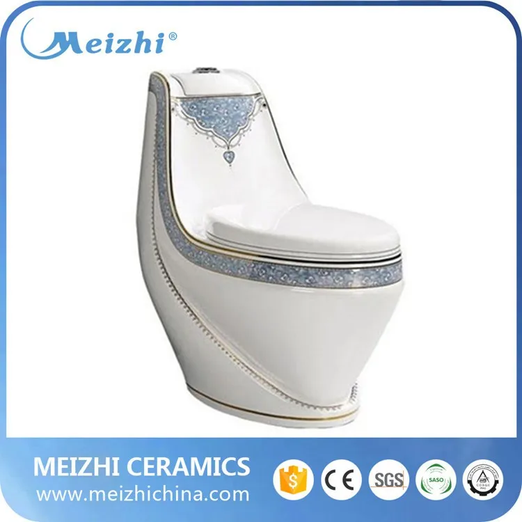 Alibaba china new design water tank arabic gold toilet for sale