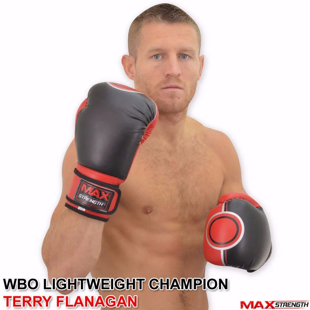 Pro Leather 10oz Boxing Gloves Mma,Sparring Punch Bag Muay Thai