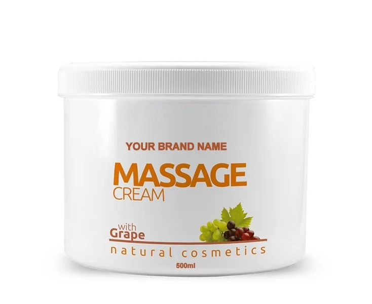 Face & Body Mask With Grape Oil 500 Ml 100 Natural Private Label