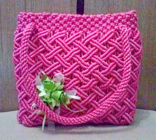 handmade macrame bag