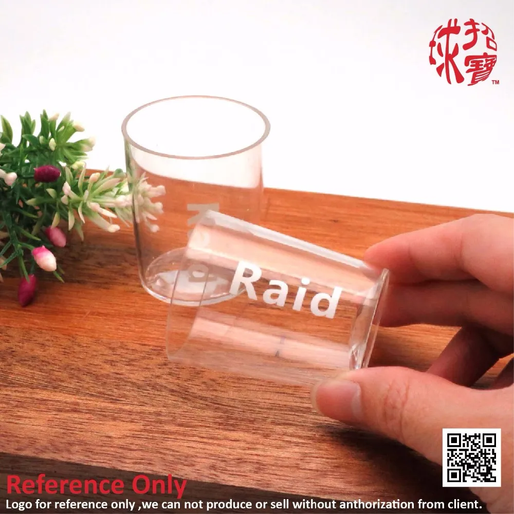 shot glass cup with logo printing