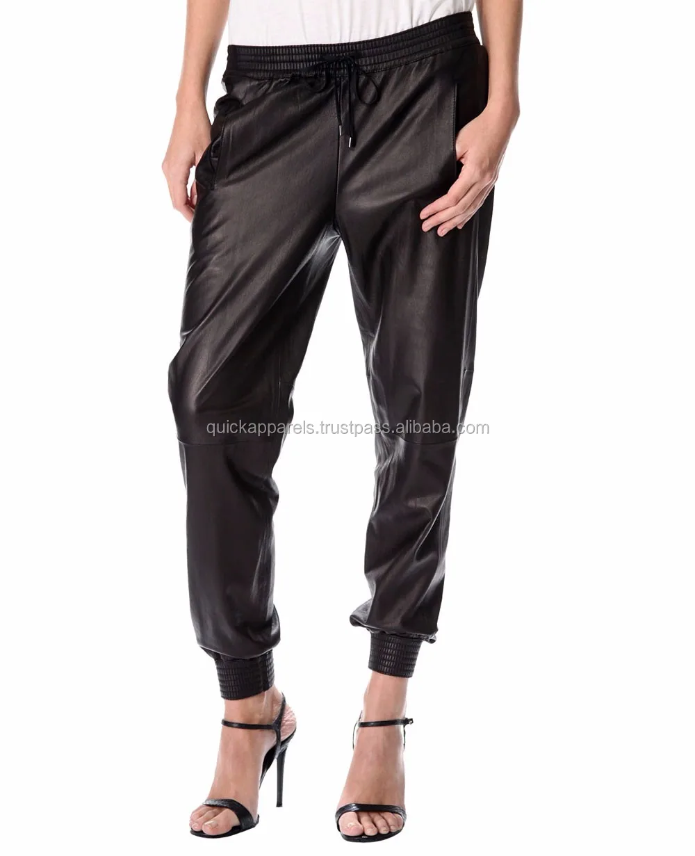 womens faux leather pants