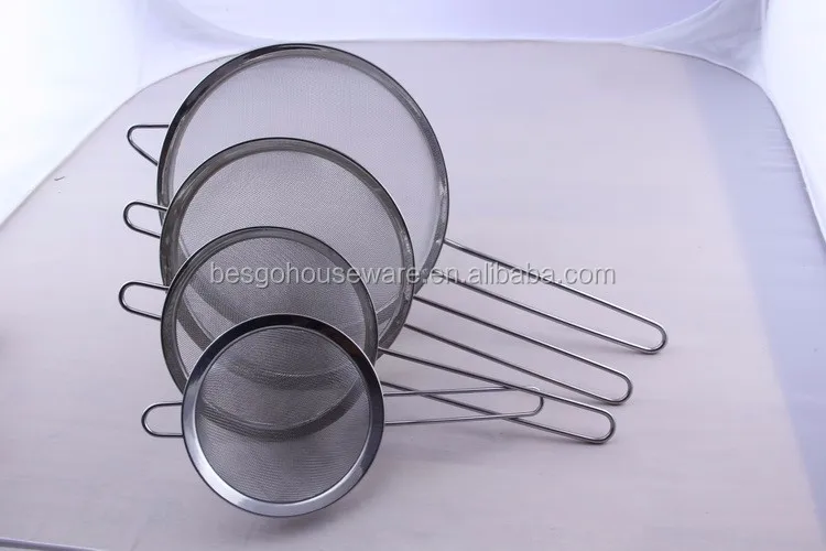 Best Selling Poached Eggs Tool Stainless Steel Small Mesh Strainer