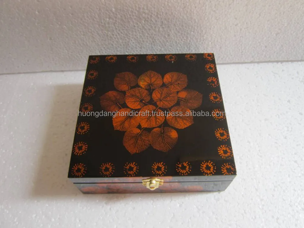 lacquer wooden jewelry box necklace wooden case set wooden collection
