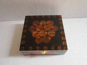 lacquer wooden jewelry box necklace wooden case set wooden collection