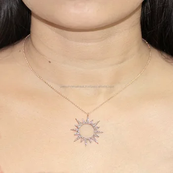 sun shaped necklace
