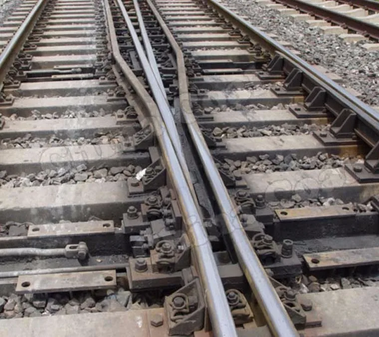 Double Crossover Turnout Of Railway For Sale - Buy Rail Turnout,Rail ...