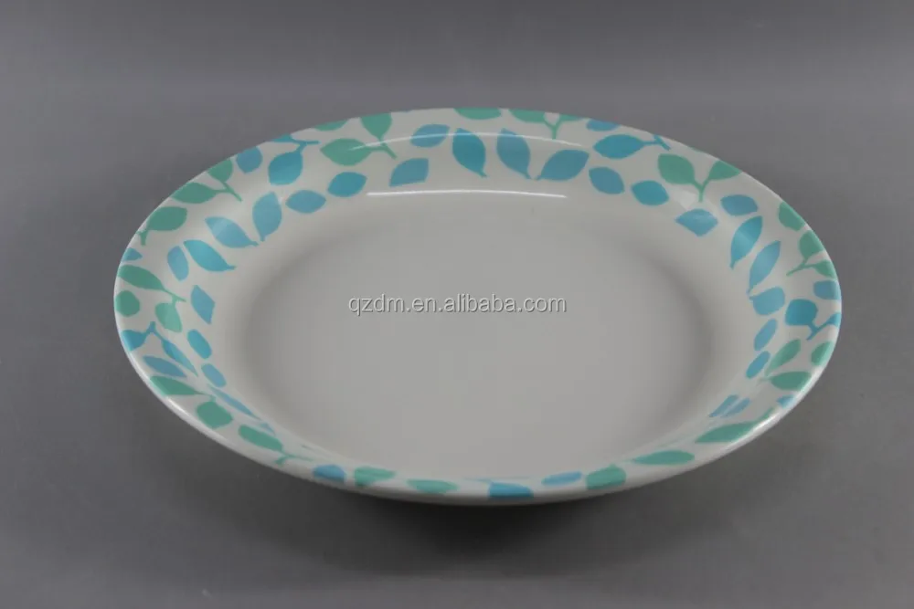 30 Melamine Deep Soup Plate Reusable Plastic Dinner Plate