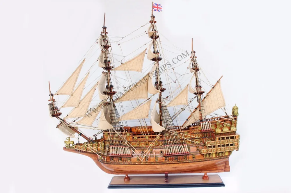 Sovereign Of The Seas Old Model Ship Handicraft Wooden Product For